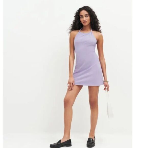 Reformation Clyde Knit Dress in Aura XL NWT - Picture 3 of 4